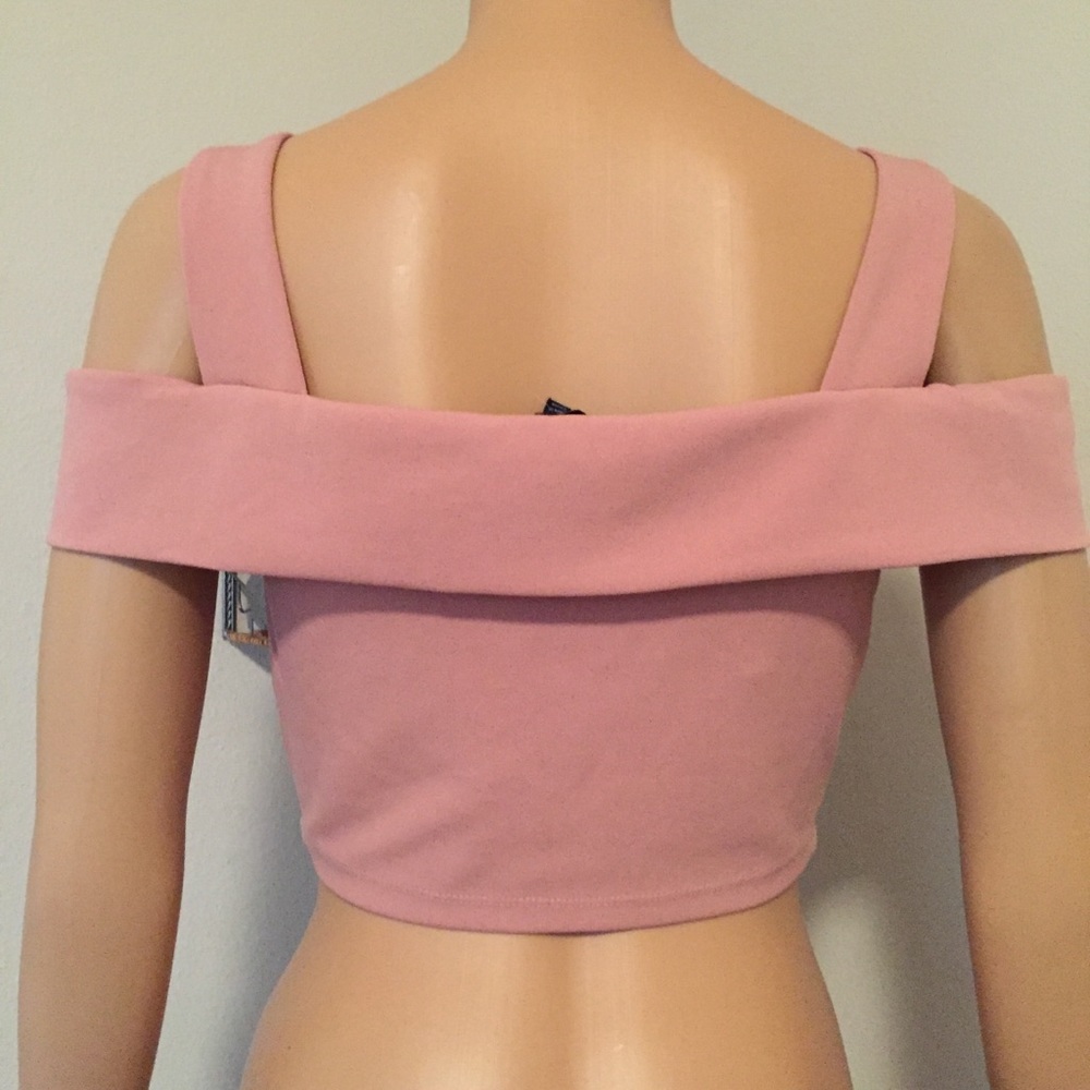 Symphony Cold Shoulder crop Top - Picture 5 of 10